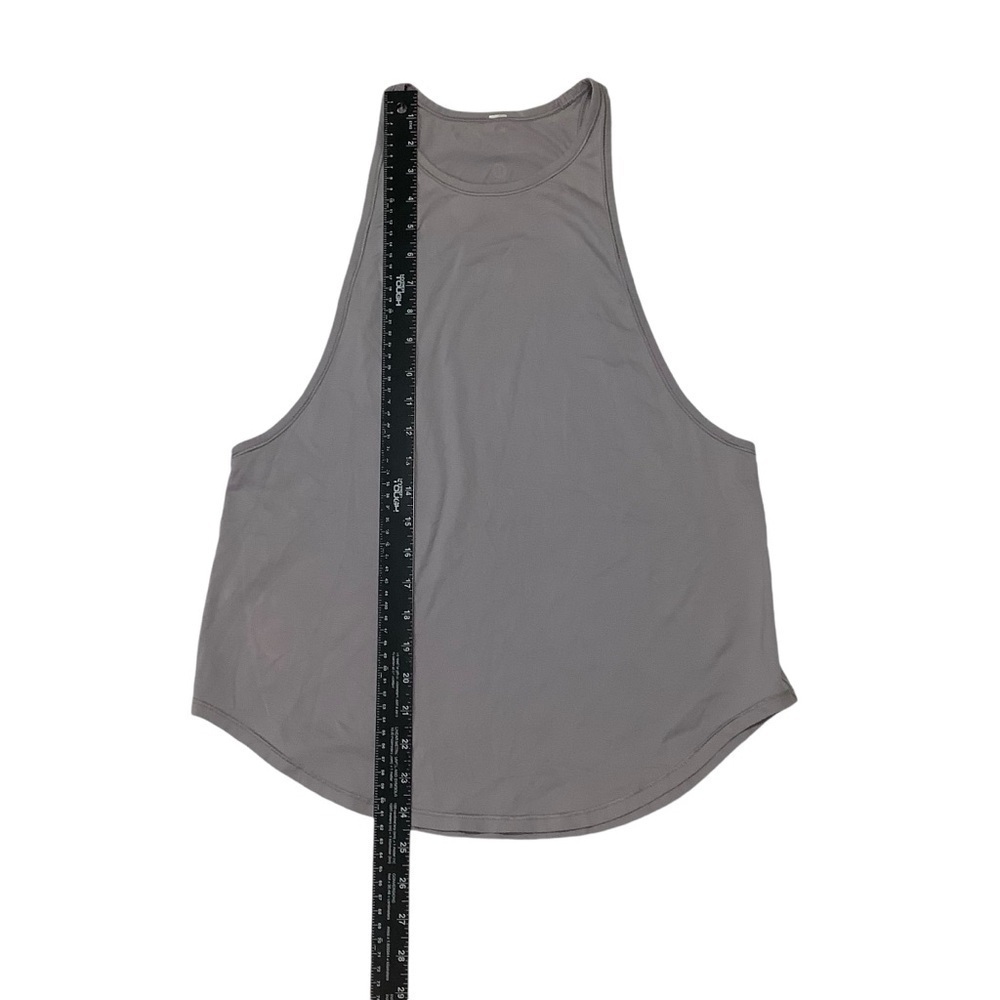 Lululemon Show Your Edge Muscle Tank Sz 4 Lilac Grey Flaw - Picture 4 of 9